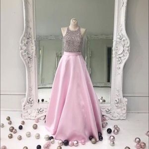 Jovani Blush Prom A-Line ball gown